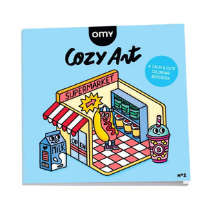Malbuch Cozy Art – Supermarkt