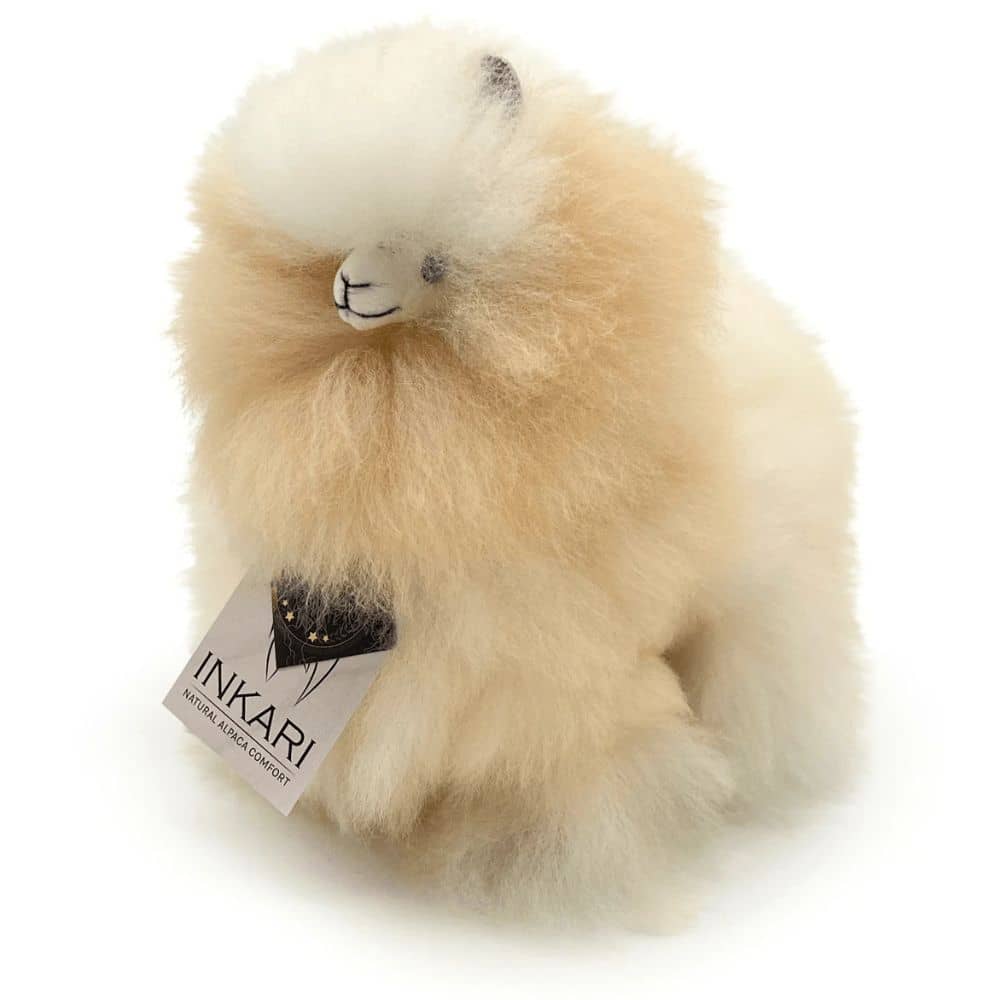 Plüsch-Maskottchen Alpaka Monsterfluff – Sahara 23 cm