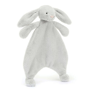 Kuscheltuch Hase - Silber 27 cm