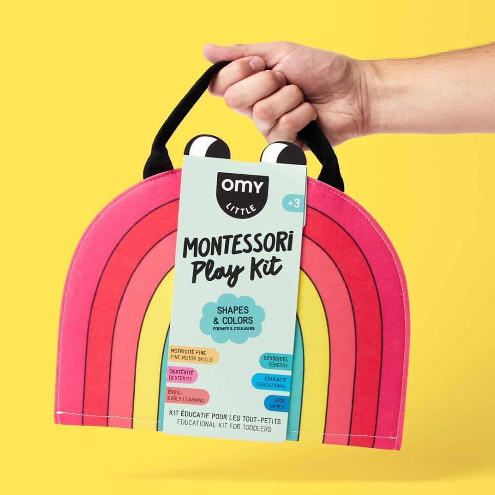 Weiches Montessori-Aktivitätsbuch – Formen und Farben