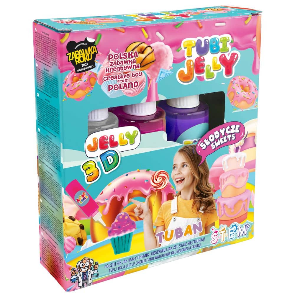 Tubi Jelly Set, 3 Farben – Süßigkeiten