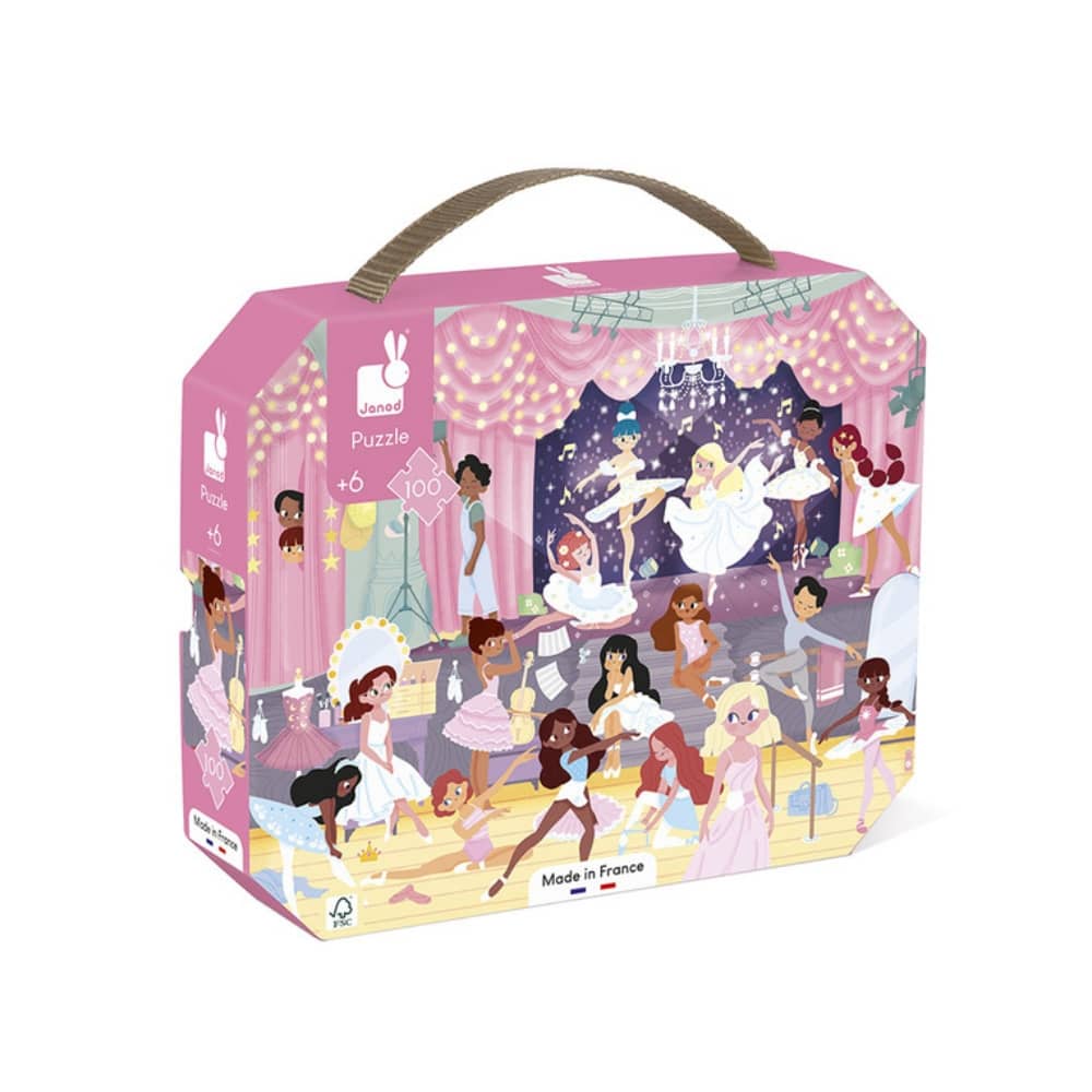 Puzzle im Koffer – Tänzerinnen, 100 Teile