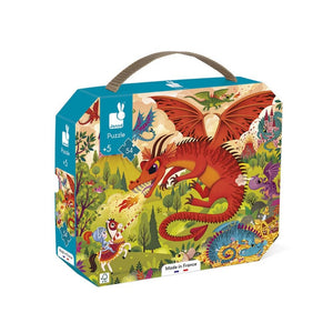 Puzzle im Koffer – Das Königreich der Drachen 54 Teile