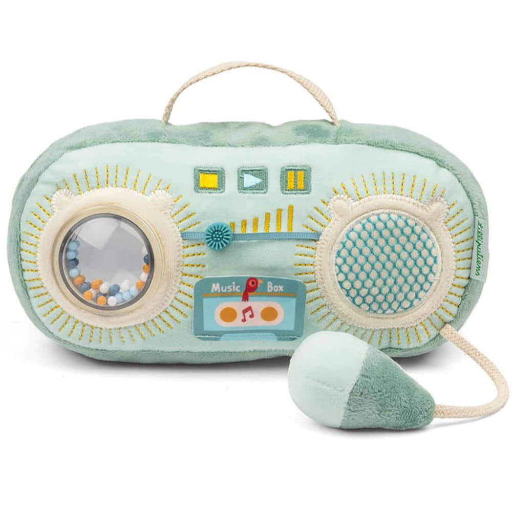 Kuscheltier mit Geräuschen – Radio – Joe der Drache 9m+