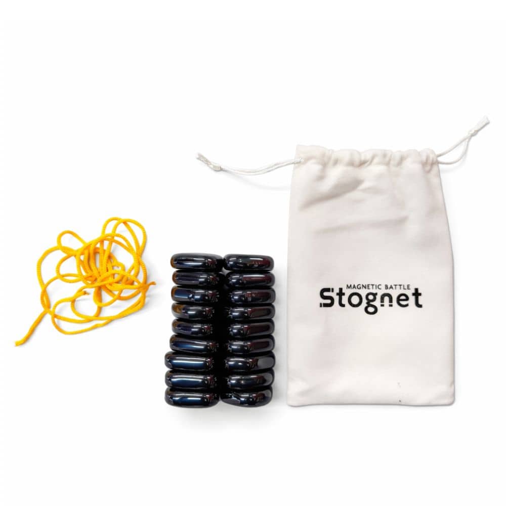 Geschicklichkeitsspiel mit magnetischen Steinen Stognet+