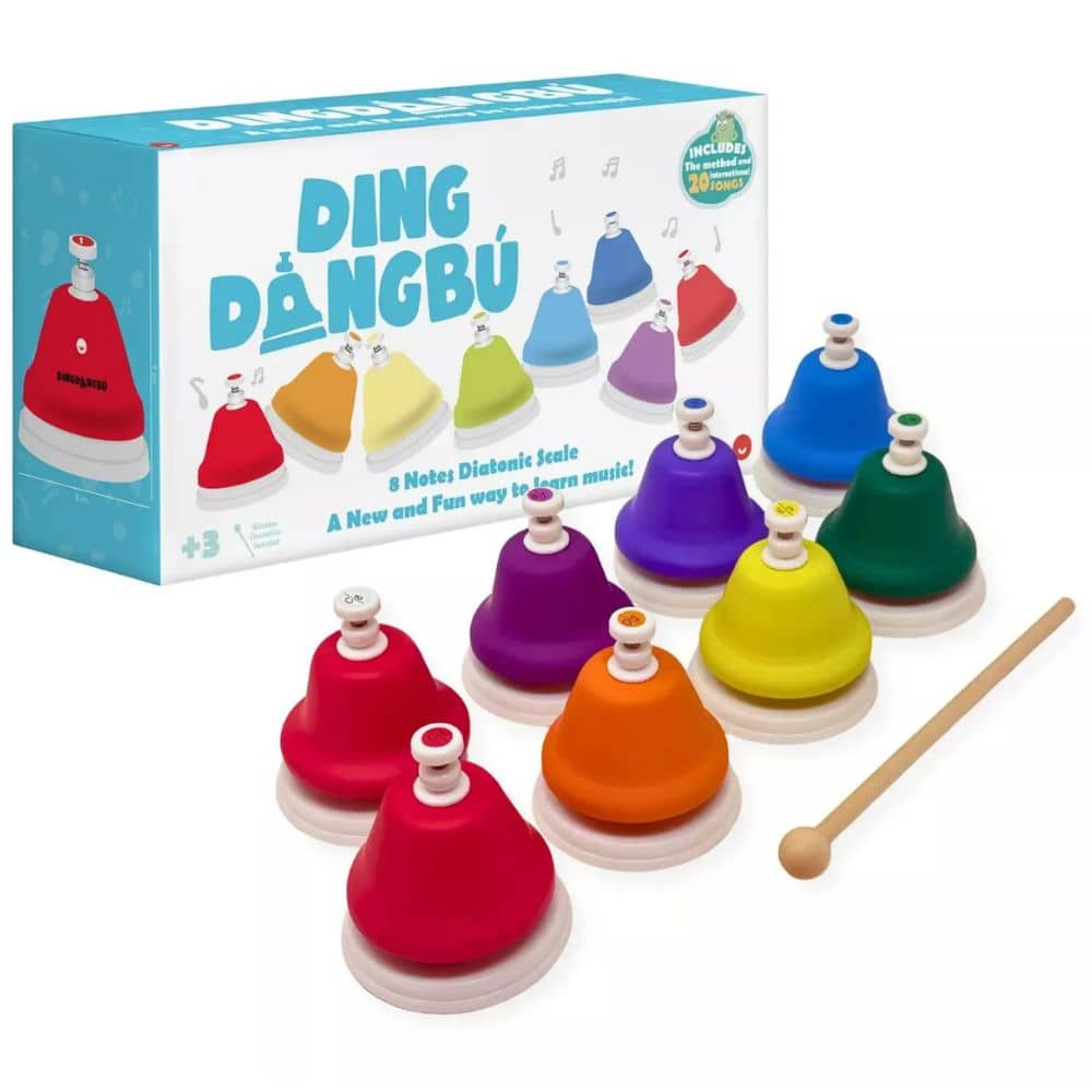 8-tönige Musikglöckchen Dingdangbu – zum Drücken