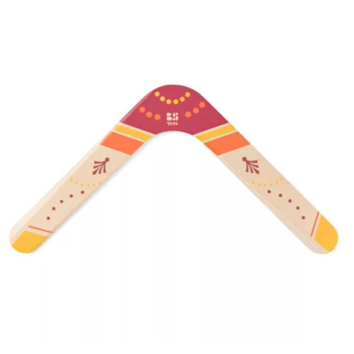 Ein Bumerang aus Holz