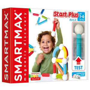 Magnetbausteine Smart Max - Start Plus Build, 30-teilig