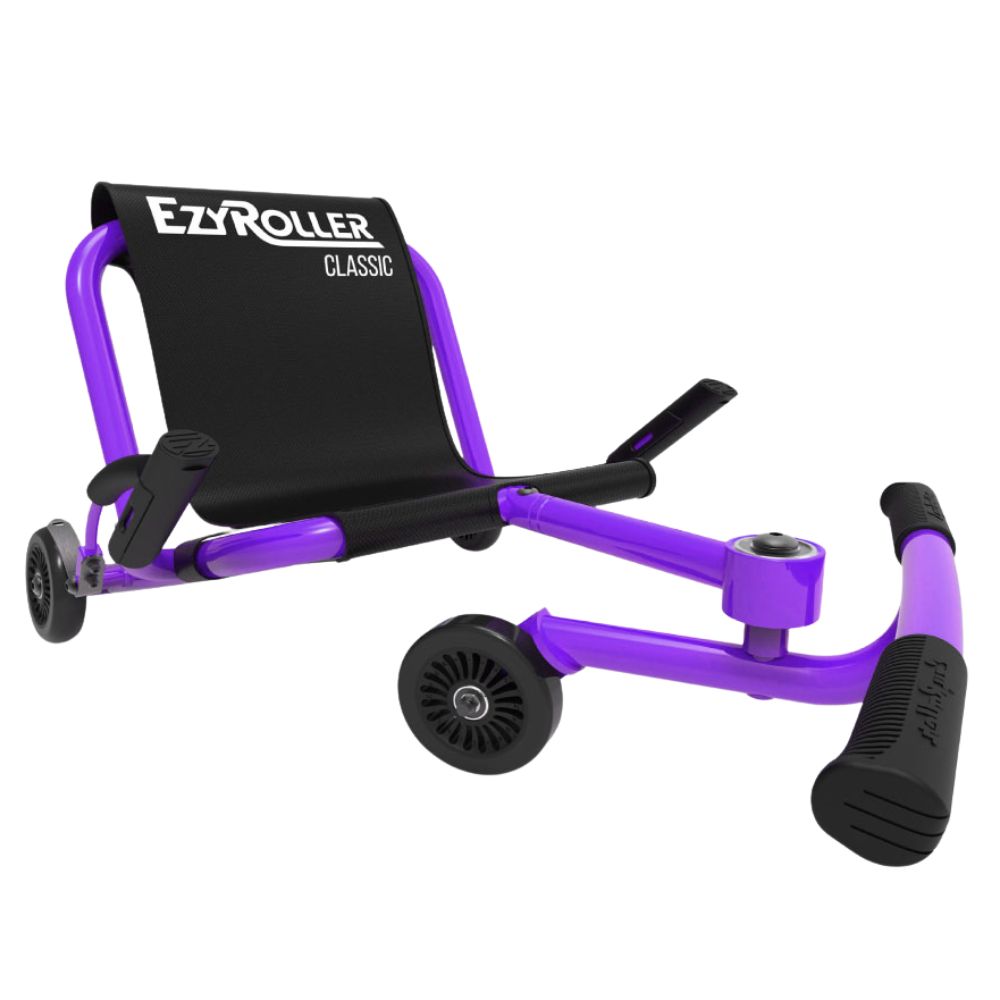 Kinderfahrzeug & Sitz-Gokart mit Beinantrieb - Classic Purple (3-12 Jahre)