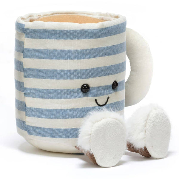 Set: Amuseable Tea Time Duo – Plüsch-Teebeutel & Rosie Lea Tasse