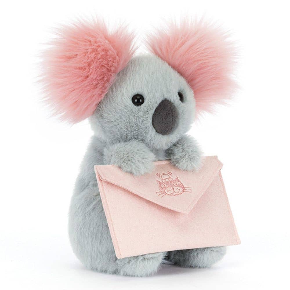 Koala Message – Plüsch-Koala mit Briefumschlag (20 cm)