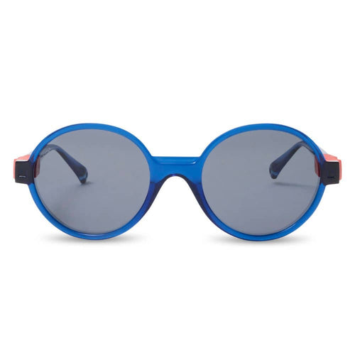 Flexible polarisierte Kindersonnenbrille Pop 7-12 J. - Navy Red