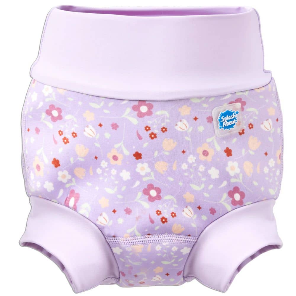 Schwimmwindel - Happy Nappy Duo, Lilac Spring (L, 6-12 Monate)