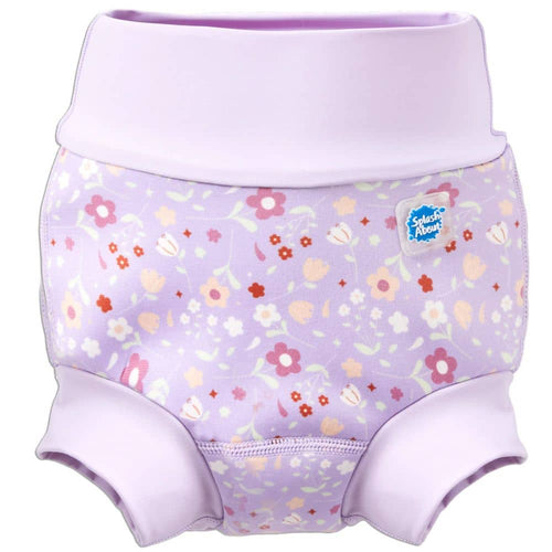 Schwimmwindel - Happy Nappy Duo, Lilac Spring (L, 6-12 Monate)
