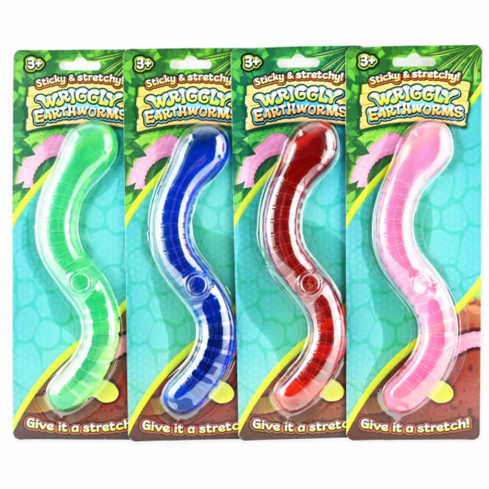 Stressball Fidget Toys – Regenwurm