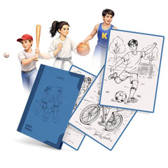 Nachfüllkarten – Kidydraw Pad – Sport (30 Stück, ab 8 Jahren)
