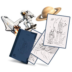 Nachfüllkarten – Kidydraw Pad – Galaxie (30 Stück, ab 10 Jahren)