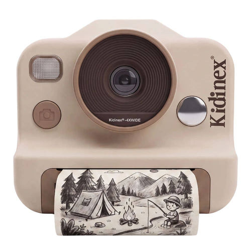 Digitalkamera mit Sofortdrucker für Kinder – KidSnap Beige