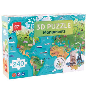 3D-Puzzle – Weltwahrzeichen (240 Teile)
