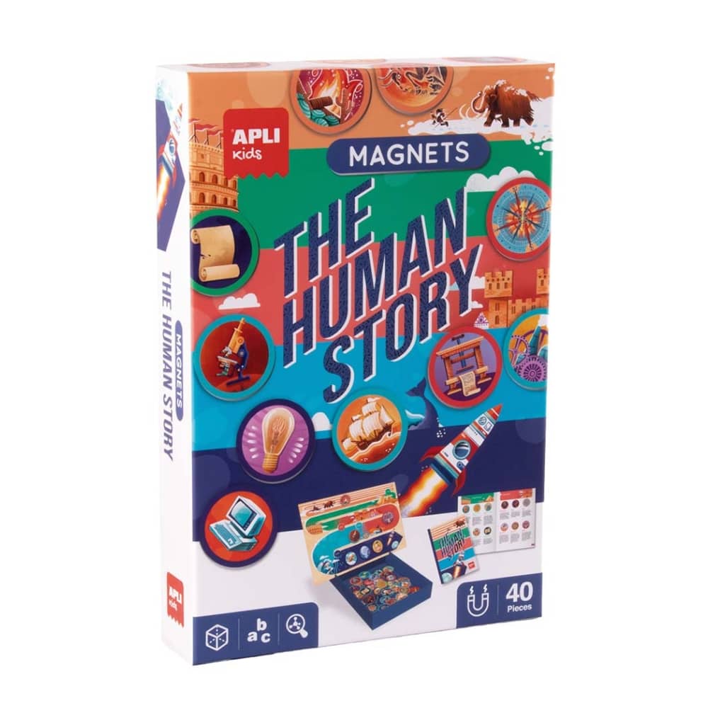 Magnetisches Lernspiel – Geschichte der Menschheit