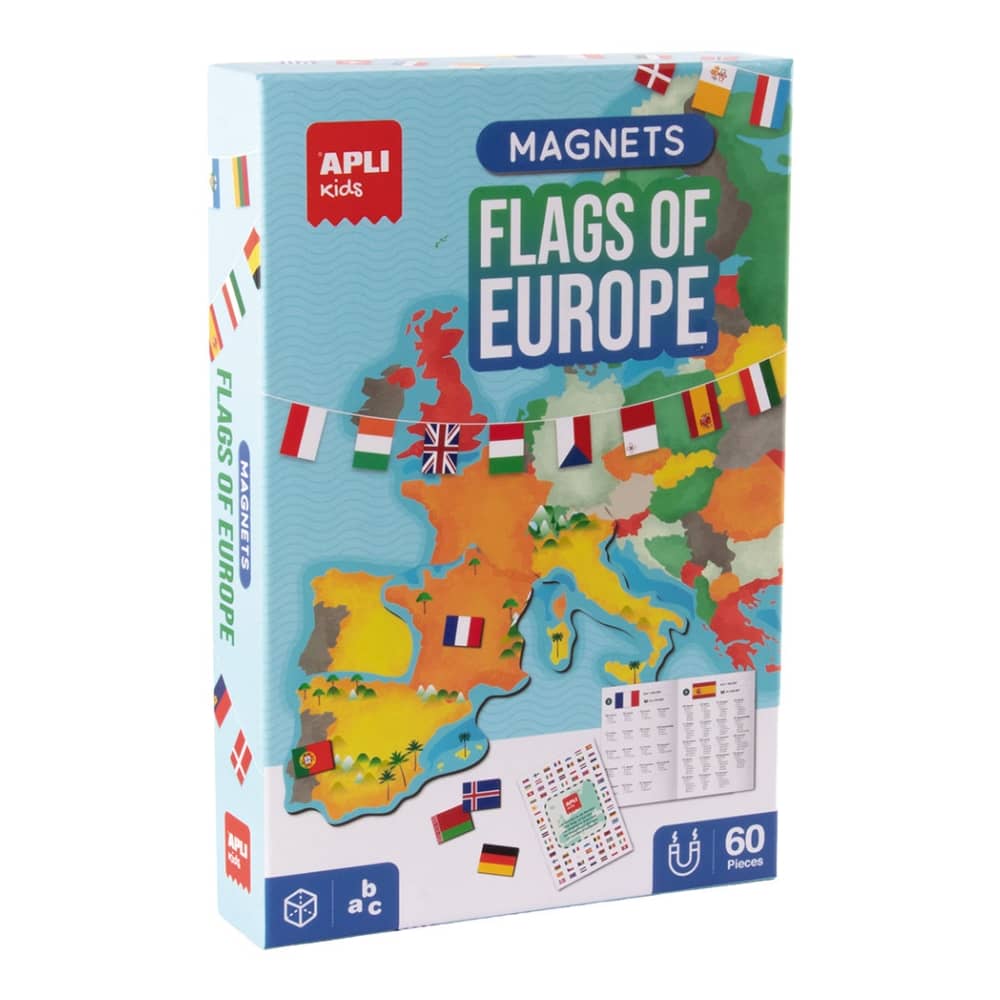 Magnetisches Lernspiel – Flaggen Europas