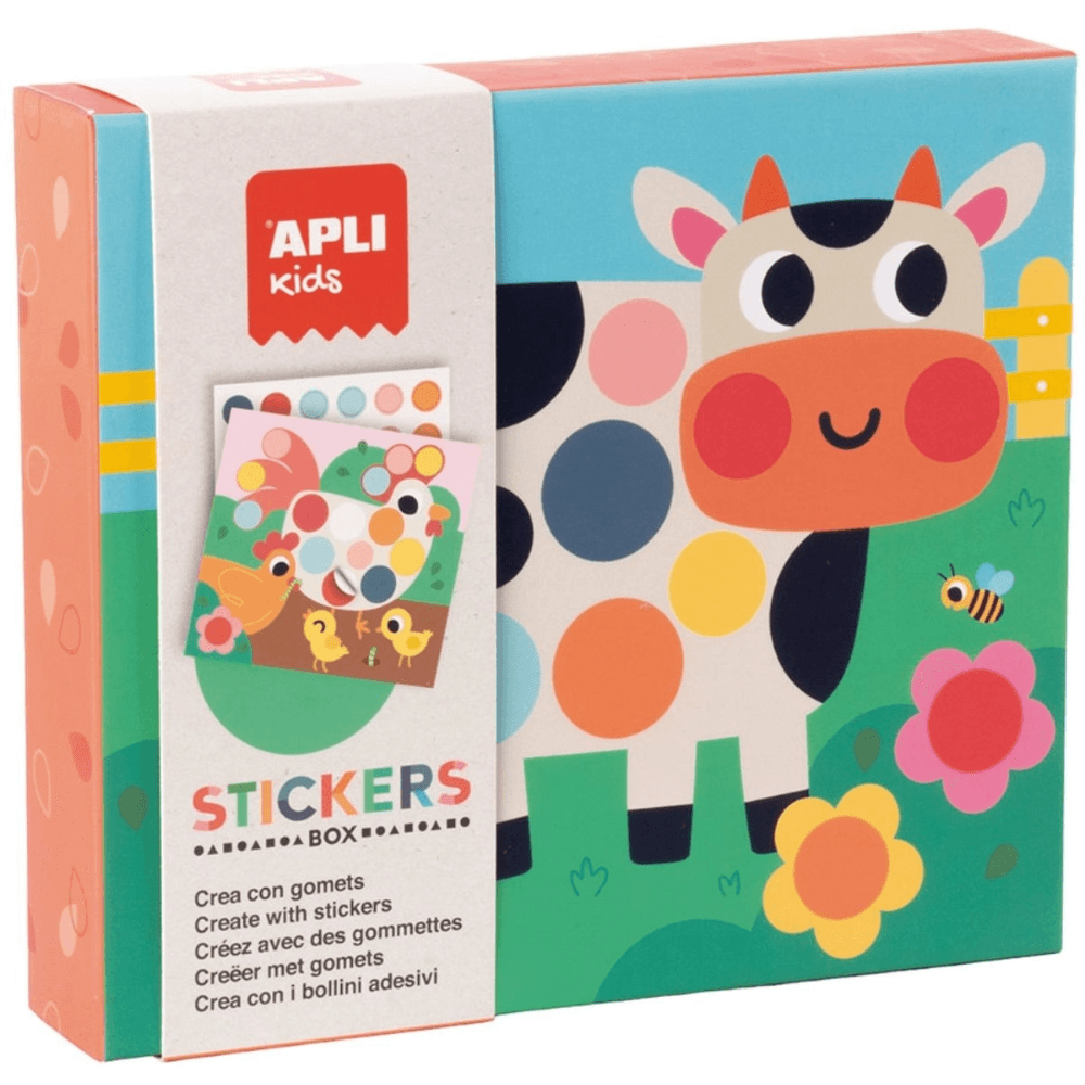 Kreativ-Set mit Stickern – Bauernhof