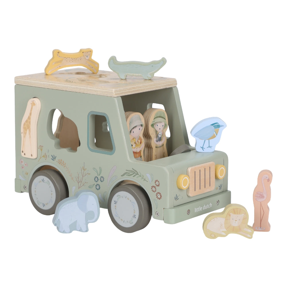Sortier-Steckauto - Safari Friends