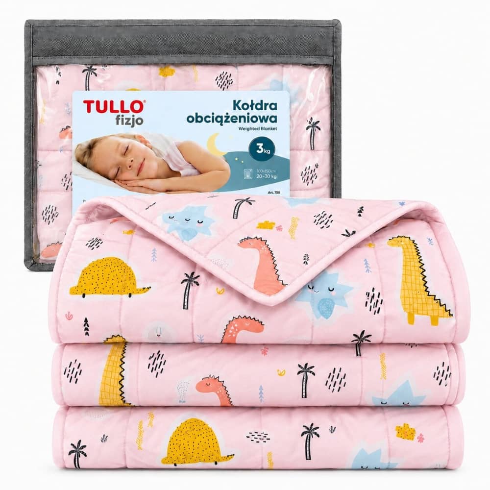 Sensorische Gewichtsdecke – Rosa, 3 kg