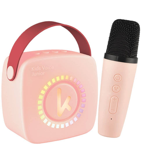Karaoke-Set - Mini Karaoke-Set Pink (Mikrofon und Lautsprecher)