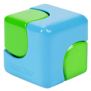 Geschicklichkeitsspielzeug - Fidget Cube Spinner - Neonblau/Neongrün