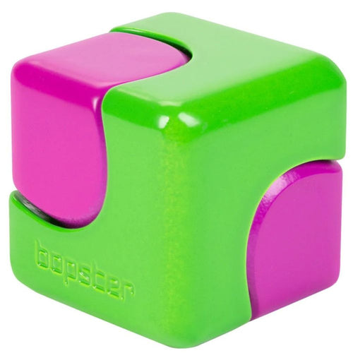 Geschicklichkeitsspielzeug - Fidget Cube Spinner - Neongrün/Violett