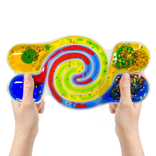 Sensorik-Knetspielzeug - Squishy Sensorik-Tunnel mit Flüssigkeit – Bunt