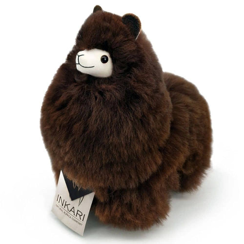 Kuscheltier – Alpaka Naturals, Chocolate (23 cm)