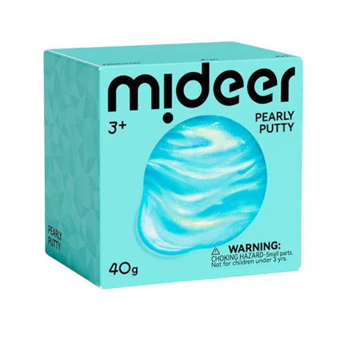 Verpackung der mideer Pearly Putty Blue Wave, 40 g