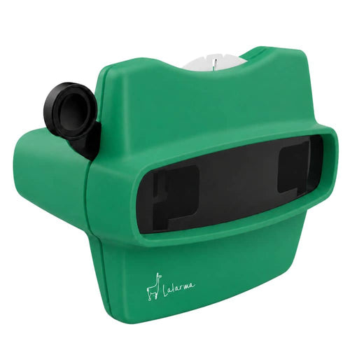 Retro 3D-Betrachter mit räumlichem Bildeffekt - Grün
