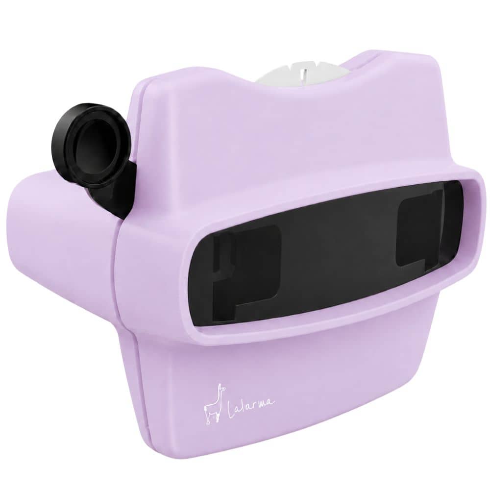 Retro 3D-Betrachter mit räumlichem Bildeffekt - Lila