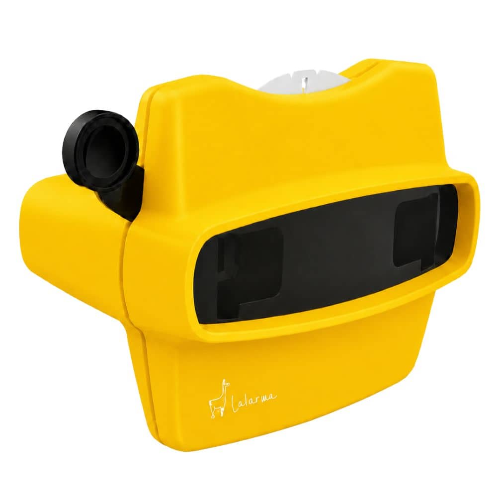 Retro 3D-Betrachter mit räumlichem Bildeffekt - Gelb