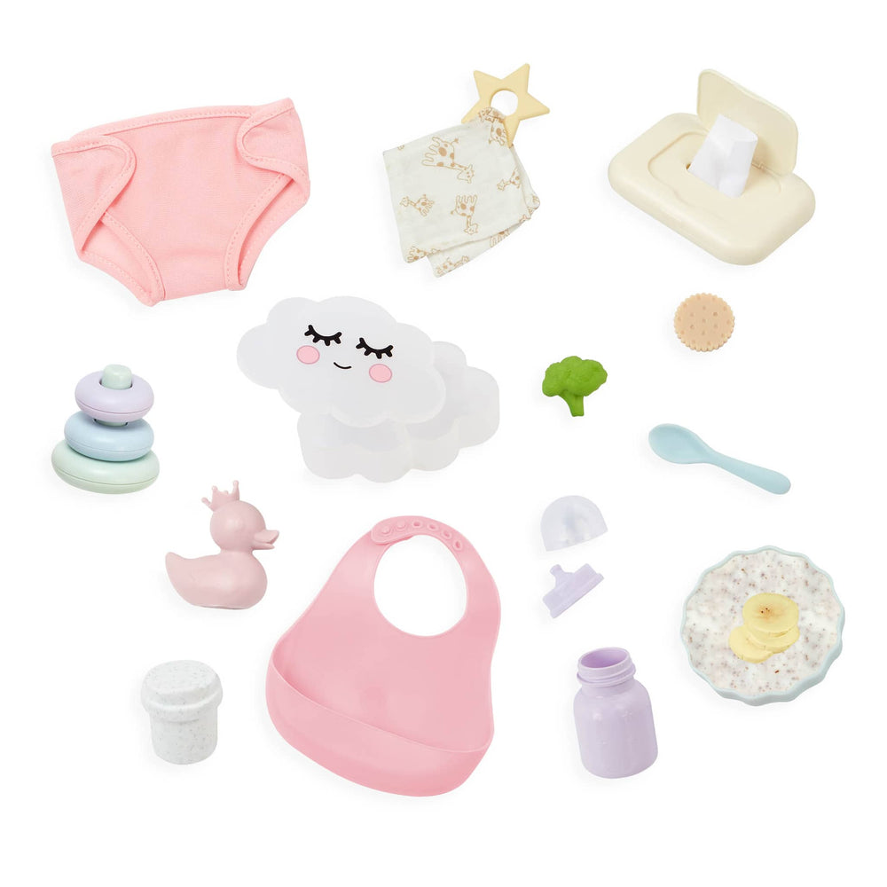 Fütter- und Pflegeset für Babypuppen