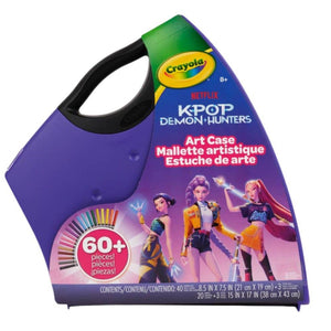Kreativset Malbuch mit Filzstiften & Stickern, 60-tlg., K-Pop Demon Hunters
