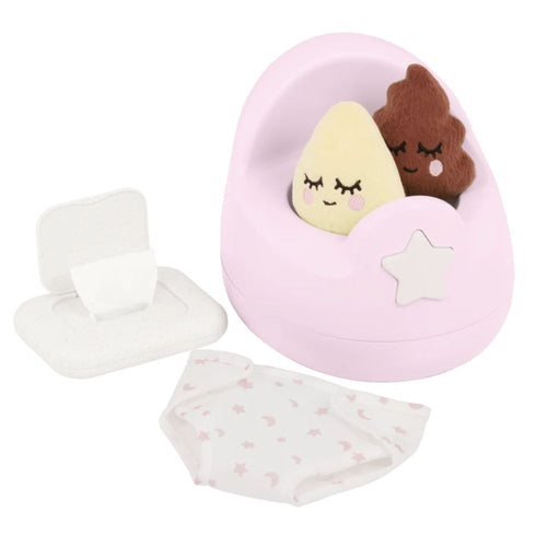 Puppen-Töpfchen - Töpfchen-Set mit Zubehör, Rosa