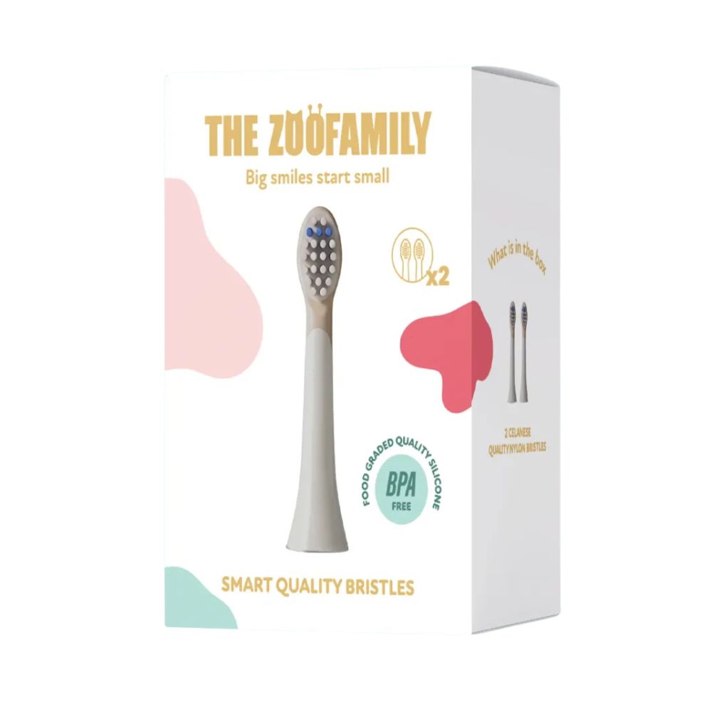 Ersatzbürstenköpfe Zoo Toothbrush von The Zoofamily in der Verpackung