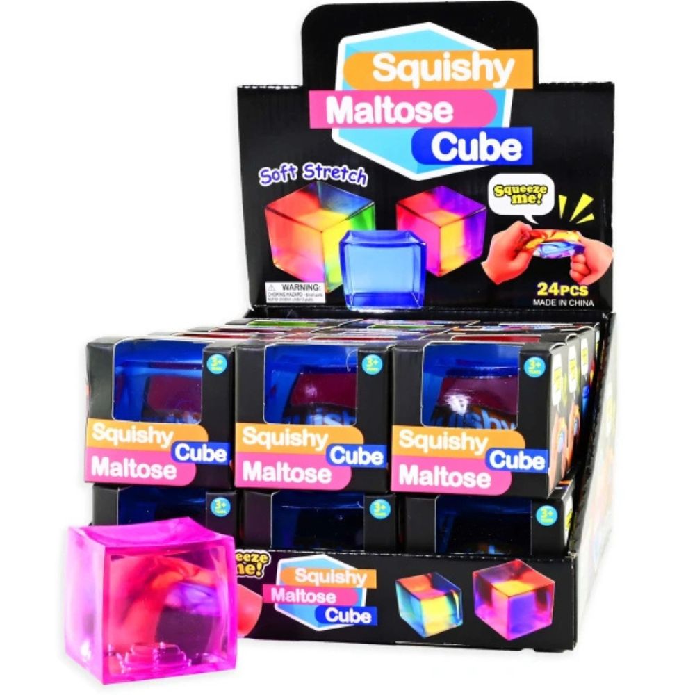 Robetoy sensorisches Knautschspielzeug Gelwürfel - Produktbild