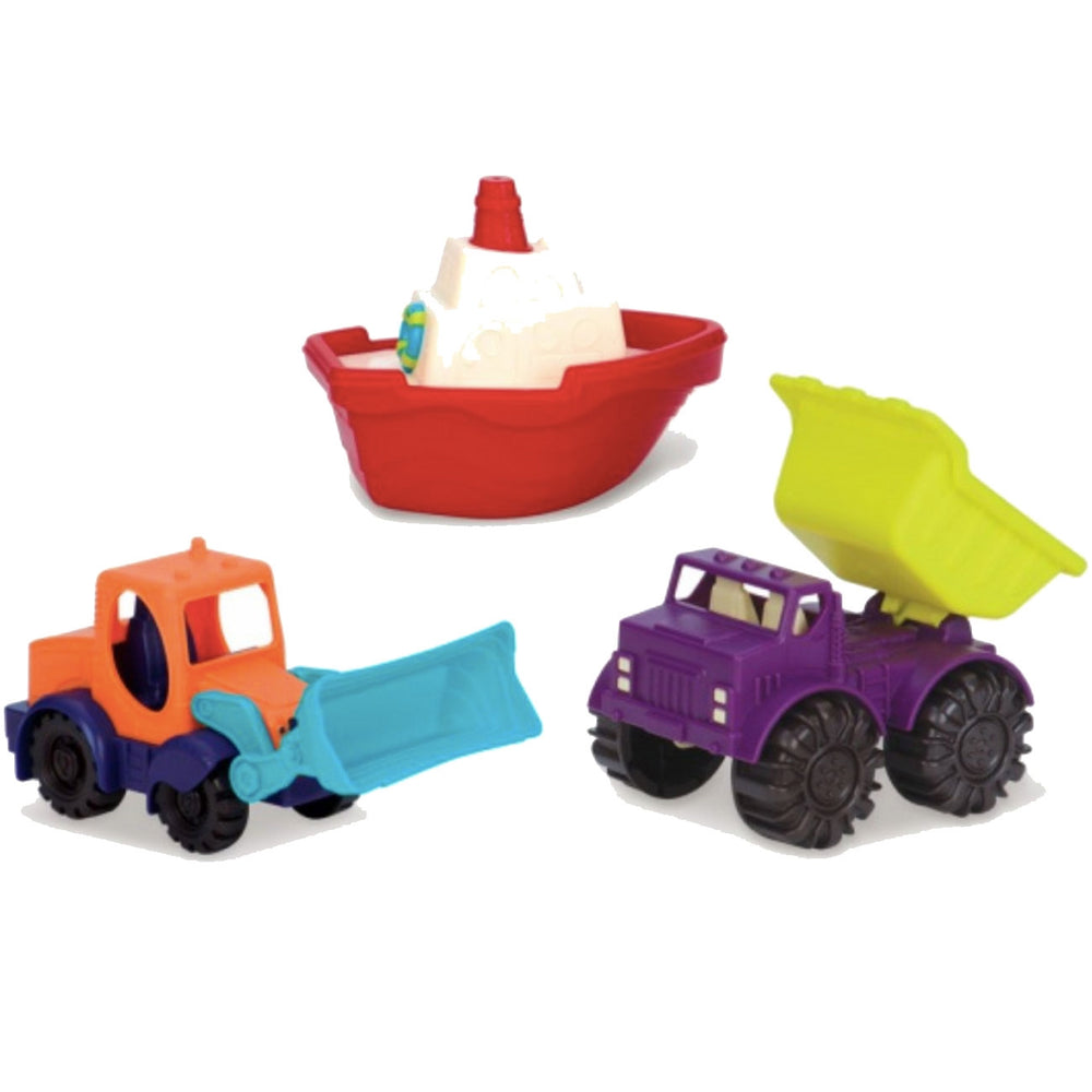 Set mit drei Mini-Fahrzeugen – Loaders & Floaters