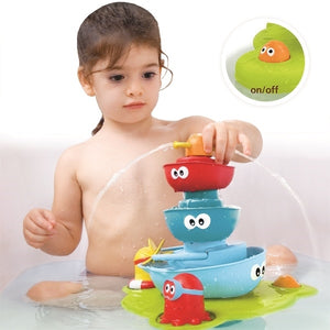 Badespielzeug – Springbrunnen mit Booten