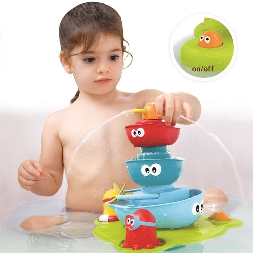Badespielzeug – Springbrunnen mit Booten