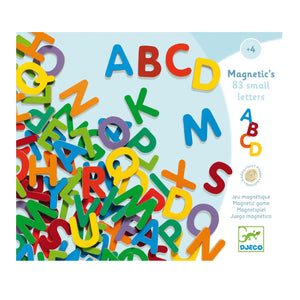 Holzmagnete – Buchstaben, 83 Stück