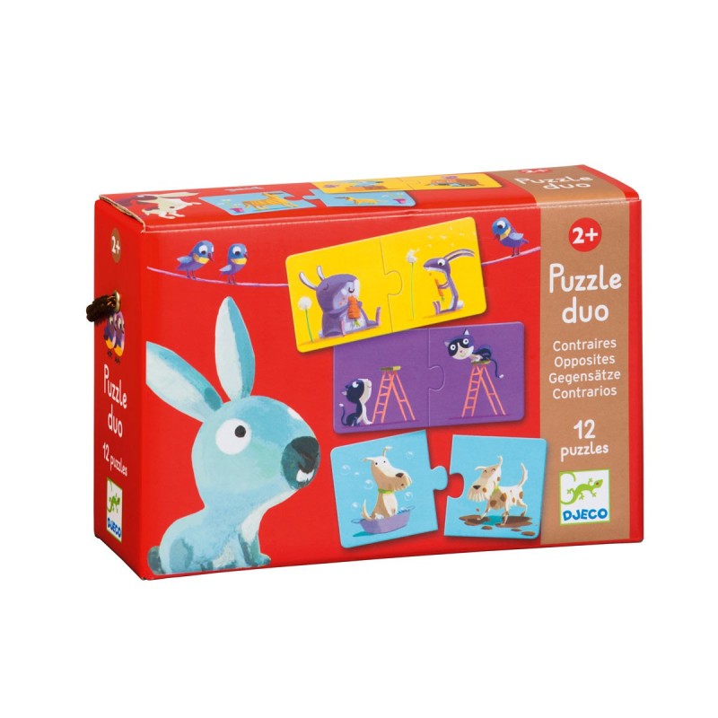 Duo-Puzzle für die Kleinsten – Gegensätze
