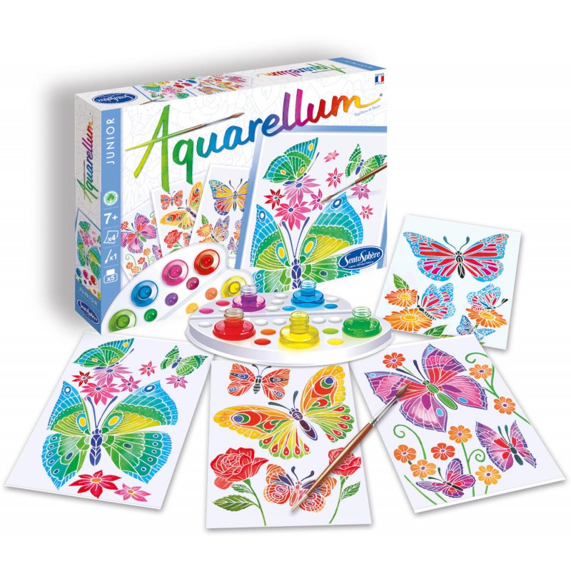 Aquarellum Junior Malset – Schmetterlinge und Blumen