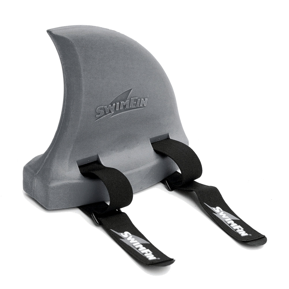 Haifischflossen-Schwimmgürtel für Kinder – Grau