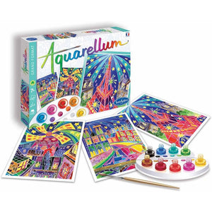 Aquarellum Malset – Paris bei Nacht (Grand Format)